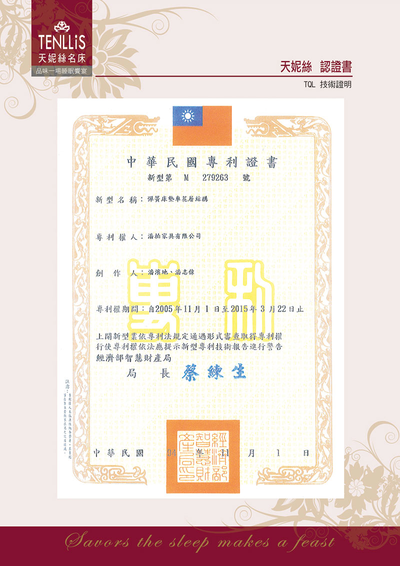 TQL 技術證明 專利技術